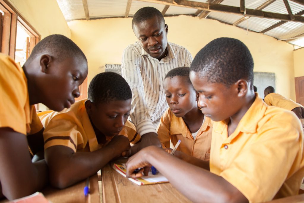 Teacher delivering group work lesson following Train for Tomorrow training
