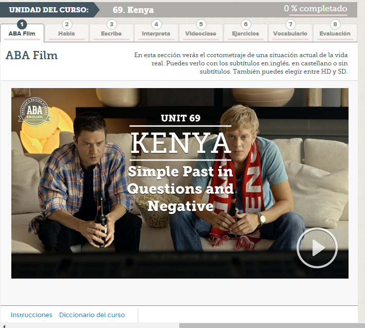 ABA Film 69 simple past